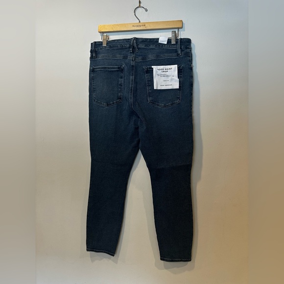 Good American  Plus Size Good Waist Crop High Rise Jeans - Picture 4 of 8